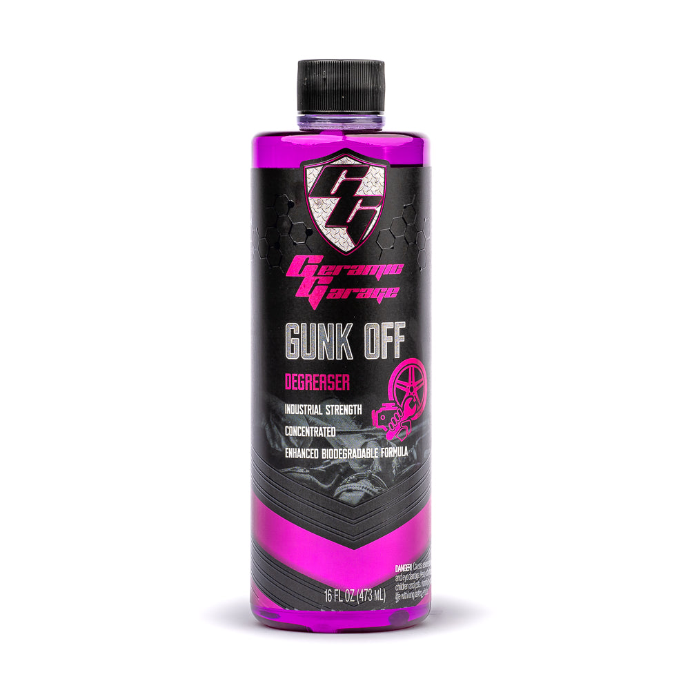 Ceramic Garage Gunk Off Degreaser Automotive Remove Grease, Gunk, and Grime from Engine Bay Wheels Wells & Tires 16oz