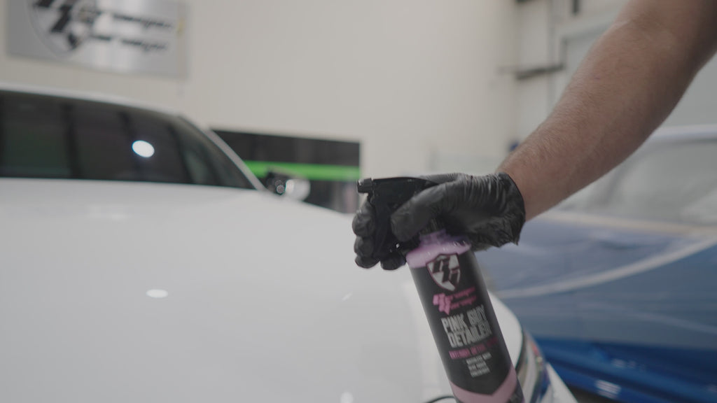 Ceramic Garage Pink Guy Waterless Car Wash Detailer Spray | Polisher Clay Bar Lubricant & Car Wax Booster 16oz