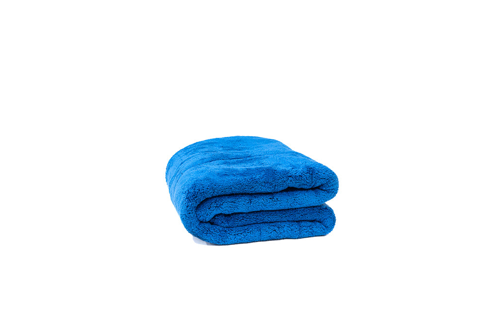 Extra-Large Super Plush Microfiber Drying Towel 20 x 40 1100 GSM Blue
