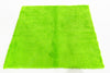 Fluffy Ultra Soft Edgeless Microfiber Towel 480 GSM 16 x 16 inches Green 1 Pack