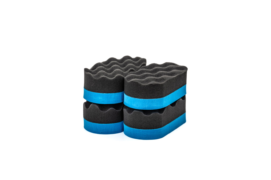 Ceramic Garage Foam Gel Applicator Sponge 4 Pack