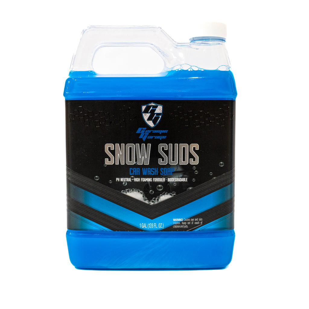 Ceramic Garage Snow Suds Foaming Car Wash Soap to Preserve Your Shine (Works with Foam Cannon, Foam Gun or Bucket Wash) 1 Gallon