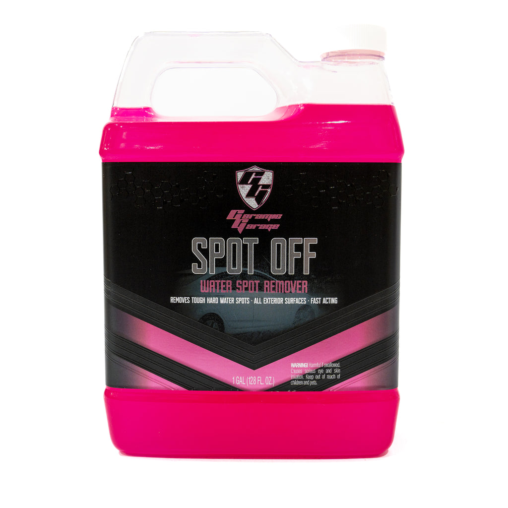 Ceramic Garage Spot Off Water Spot Remover for Cars Erases Alkaline Water Mineral Stains from Paintwork, Glass, and Polished Metal Surfaces (1 Gallon)