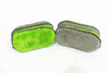 Ceramic Garage Squishy Foam Microfiber Applicator Pads Green/Gray - 4 Pack Individual Size 6 1/4 x 3 3/4 inches